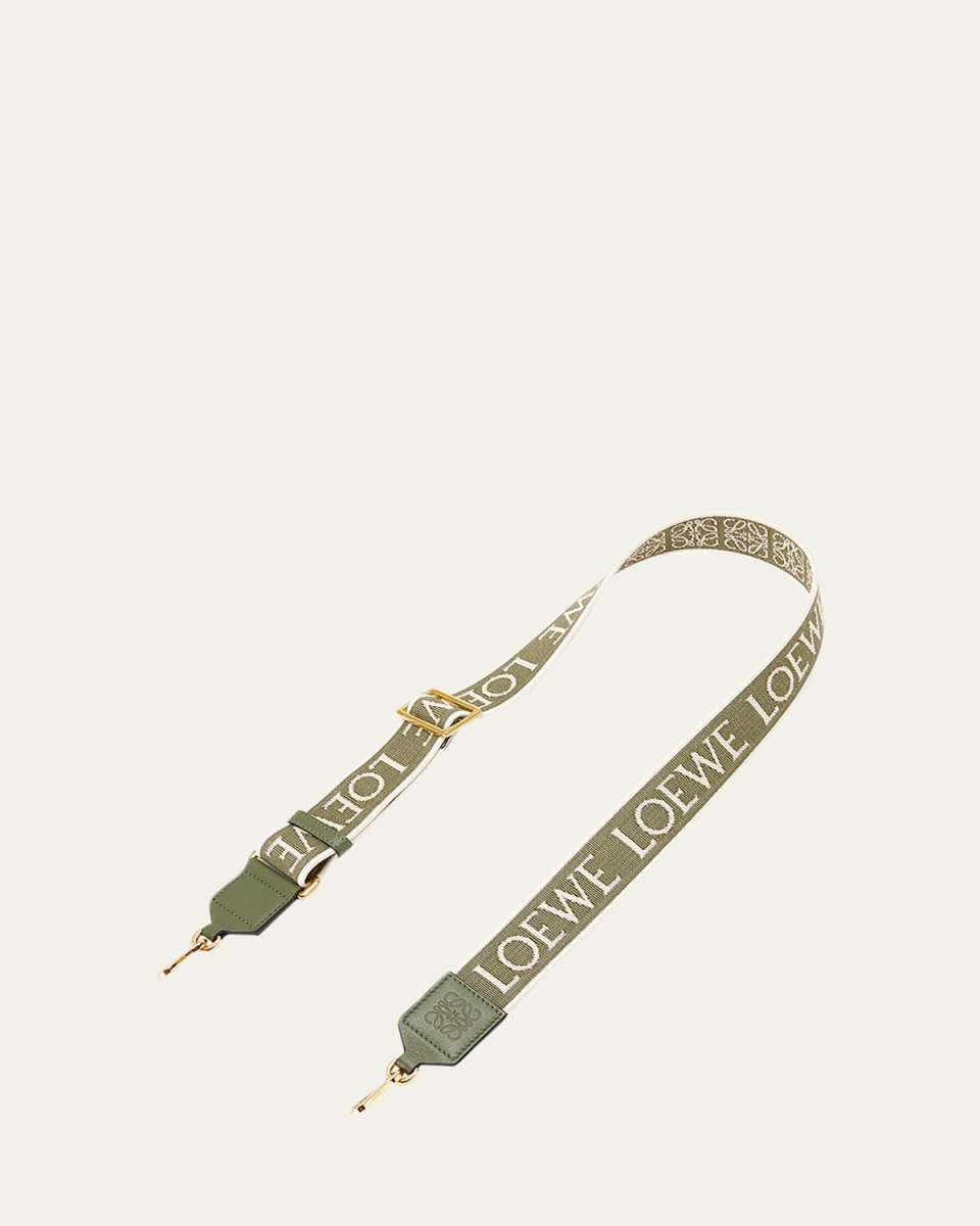 Anagram Strap in Jacquard and Leather